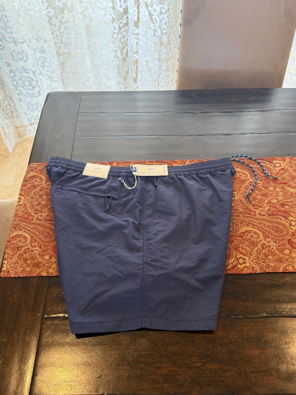 Southern Tide Men's XXL True Navy Shoreline Nylon Shorts MSRP $79